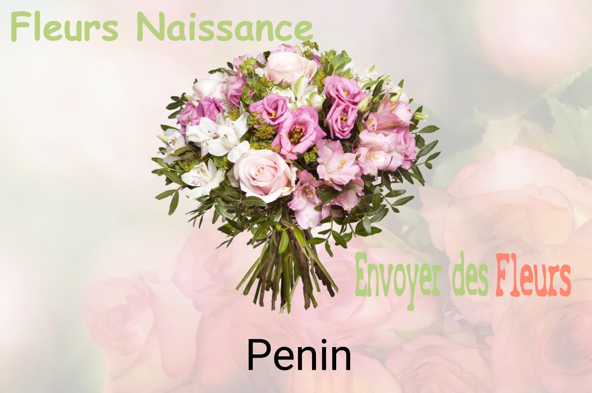 Bouquet de fleurs de naissance livré à Penin